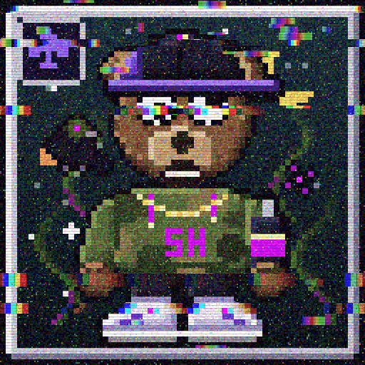 Clay Bear #64 (Glitch)